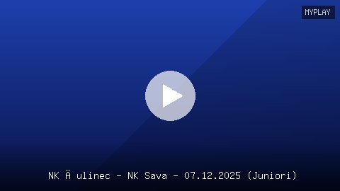 NK Čulinec - NK Sava - 07.12.2025 (Juniori)